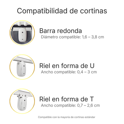 Abridor de Cortinas Inteligente–Pack de 2