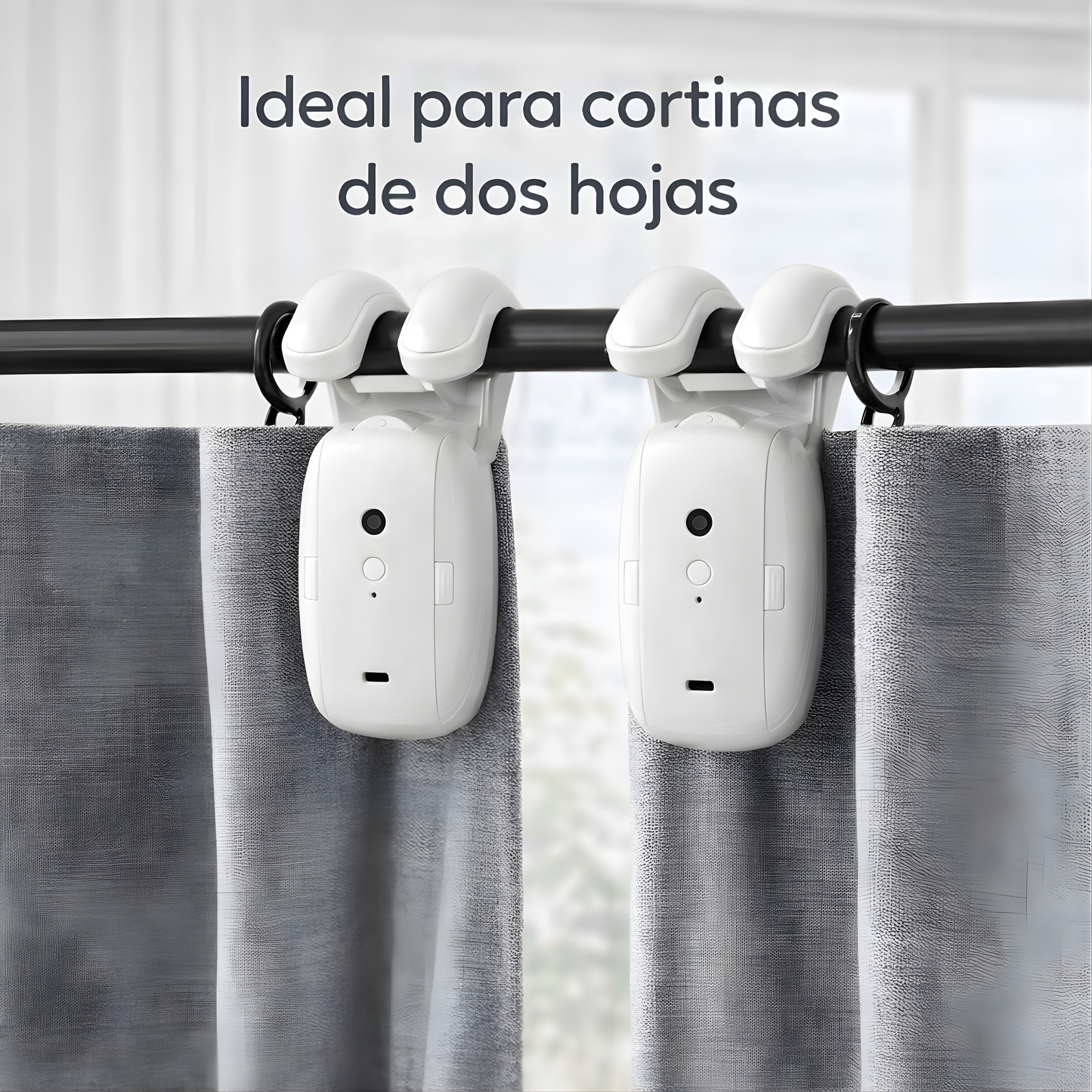 Abridor de Cortinas Inteligente–Pack de 2